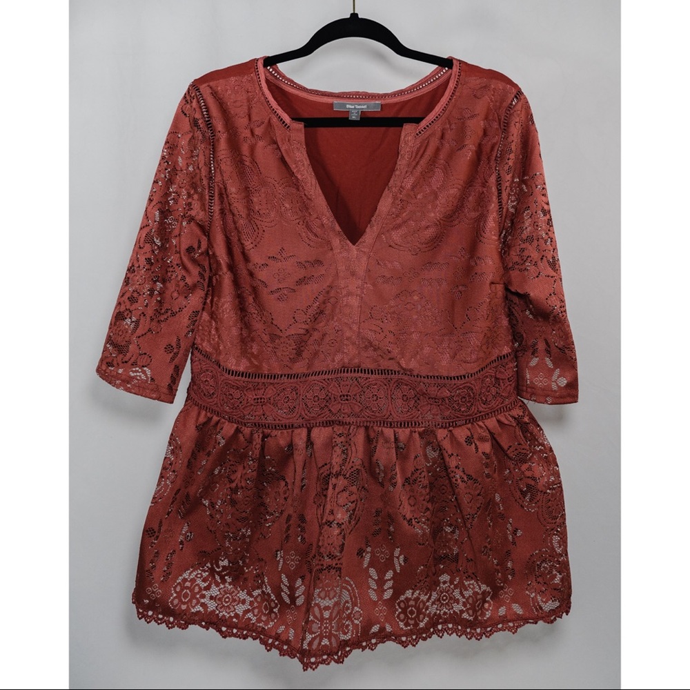 Blue Tassel Anthropologie Shirt